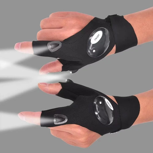 LuminGrip LED Fishing Gloves