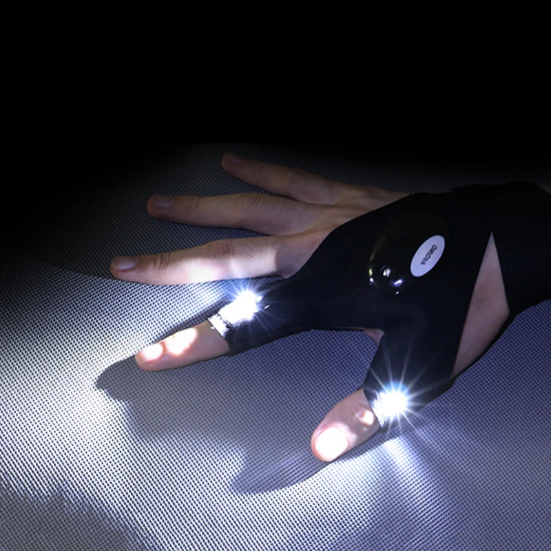 LuminGrip LED Fishing Gloves