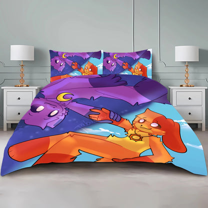 Kawaii Critters Cozy Bedding Set