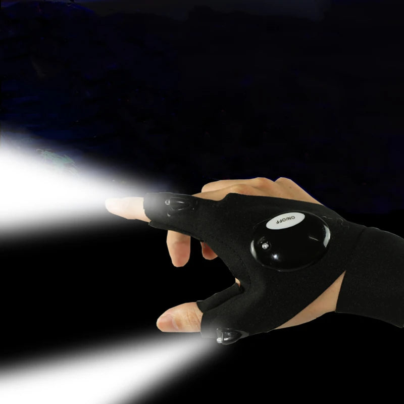 LuminGrip LED Fishing Gloves